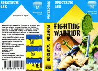 Fighting Warrior ZX Spectrum US box art